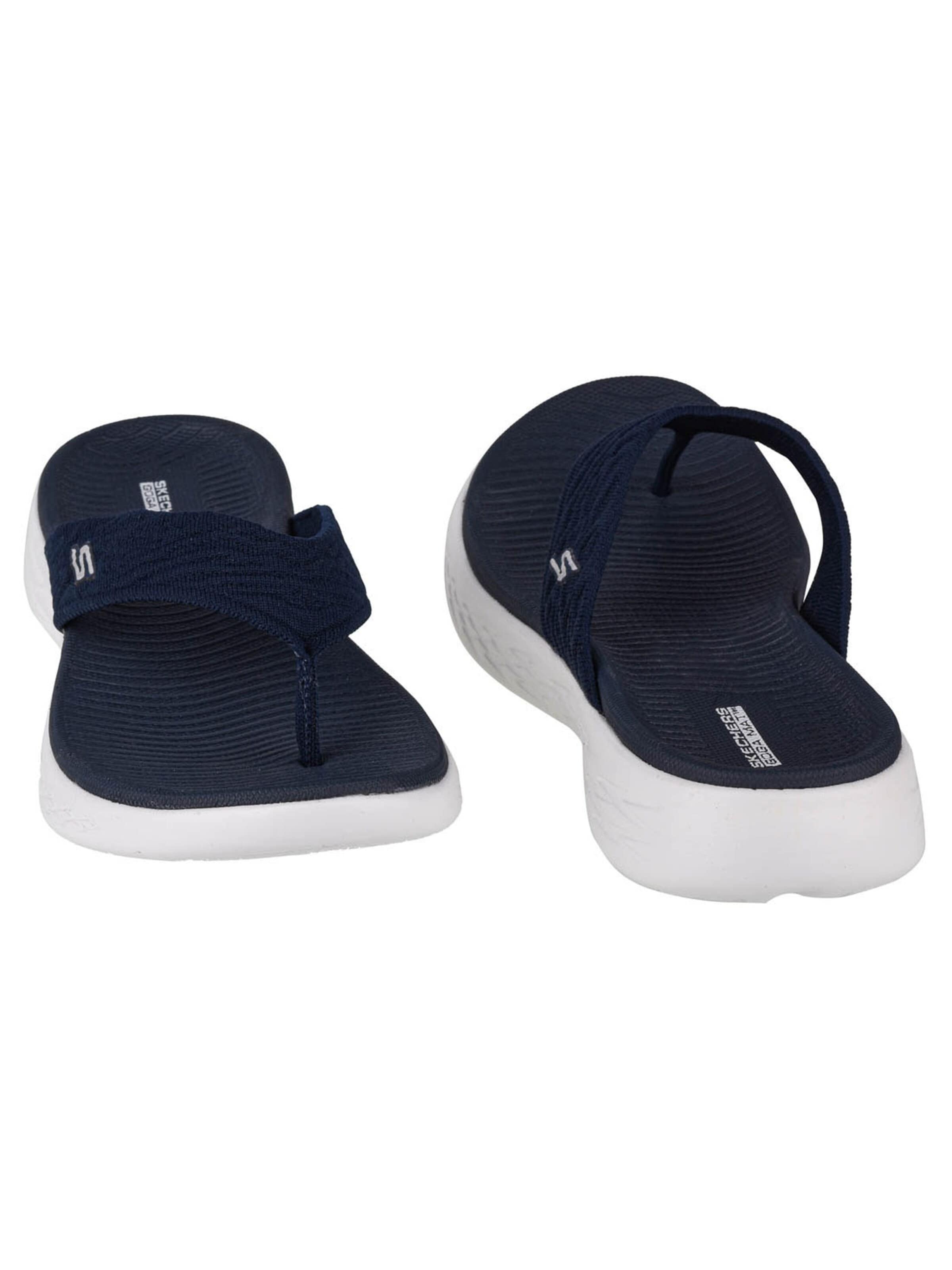SKECHERS Teenslipper 'Skechers On The Go 600 Sunny' in Blauw