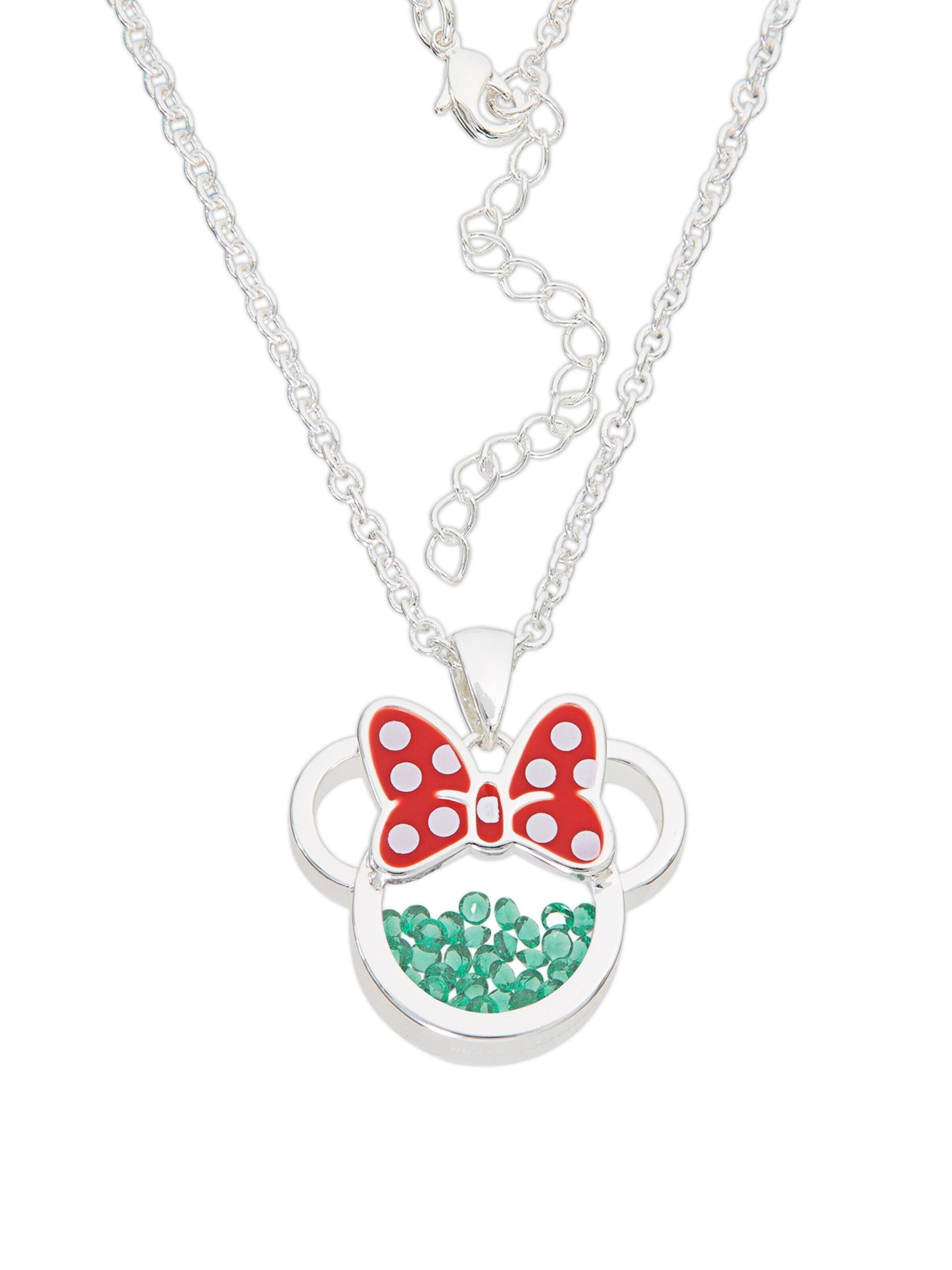 Bijou 'Minnie Mouse Geburtsstein' DISNEY en bleu