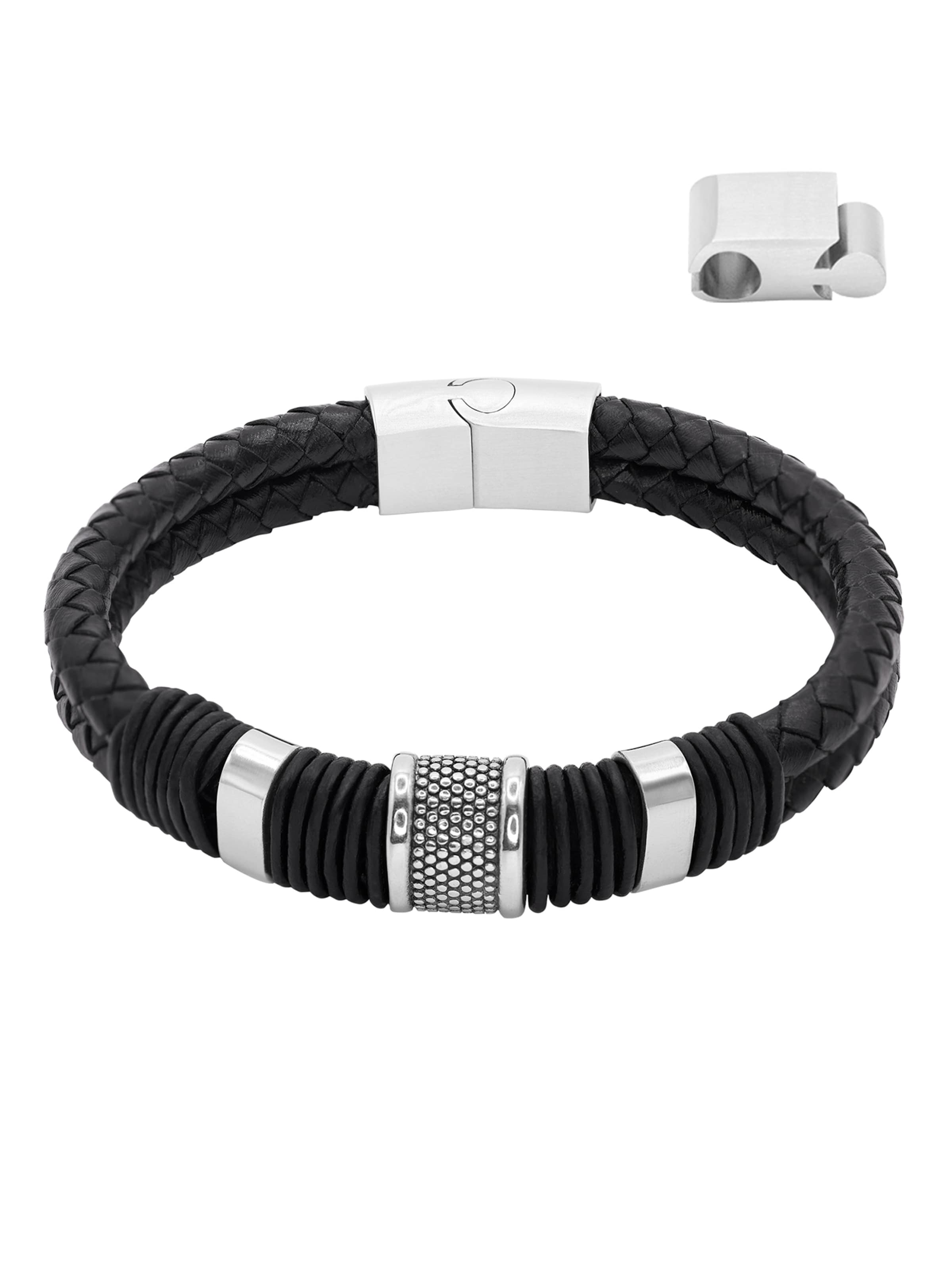 Heideman Bracelet 'Kian' in Black: front