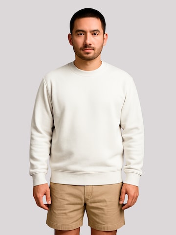 Sweat-shirt F4NT4STIC en blanc : devant
