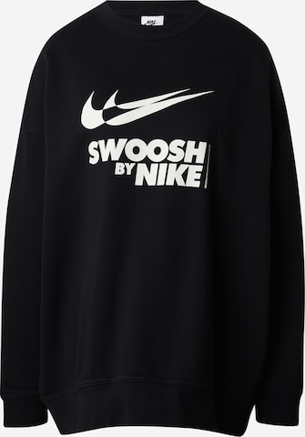 Sweat-shirt Nike Sportswear en noir : devant