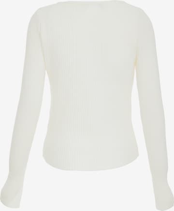 IPARO Pullover in Weiß