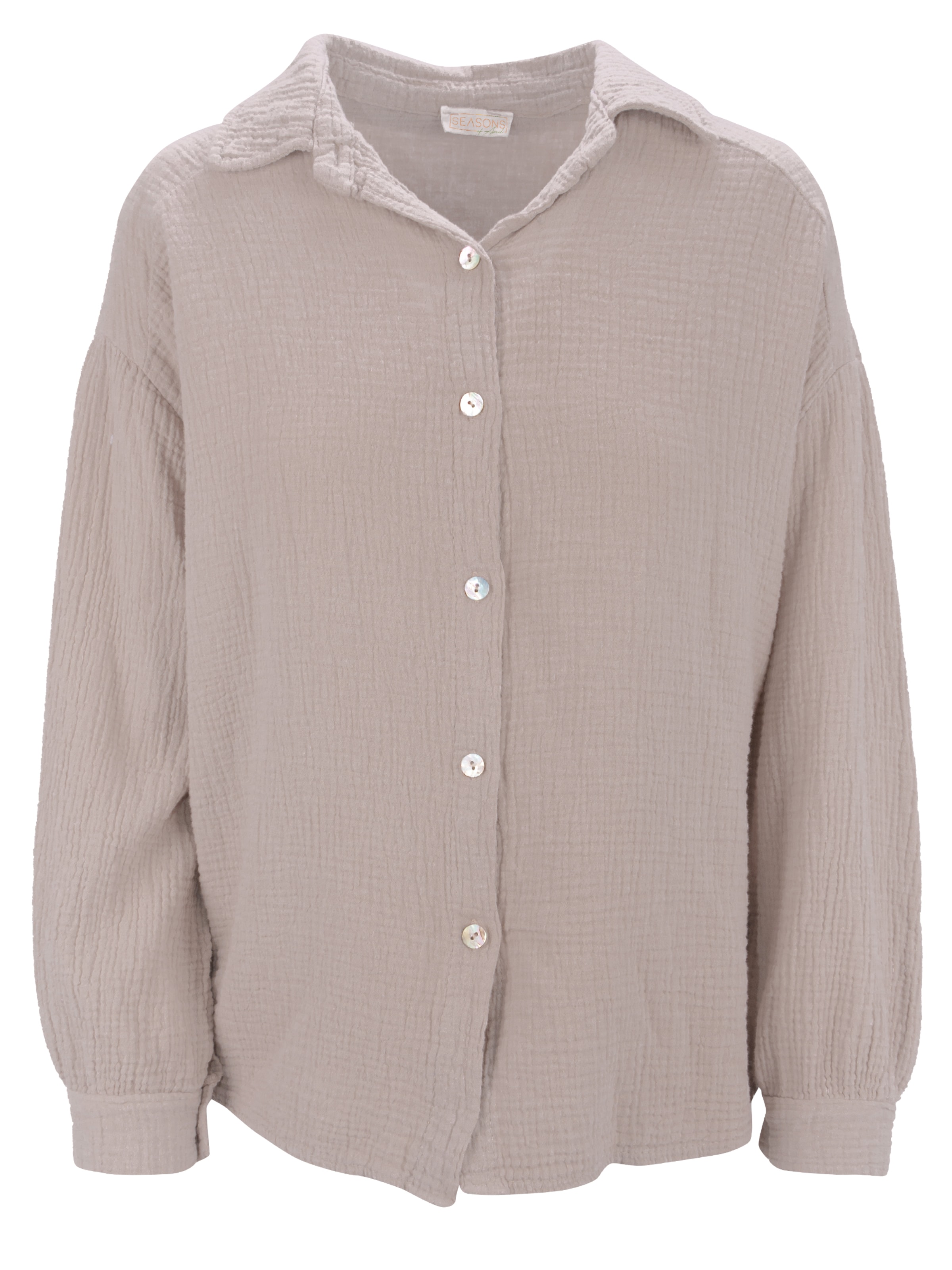 Seasons of April Blouse 'Sasha' in Taupe, Item view