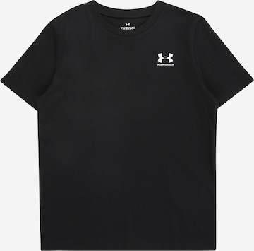 UNDER ARMOUR Funkční tričko – černá: přední strana