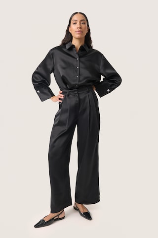 Wide Leg Pantalon SOAKED IN LUXURY en noir