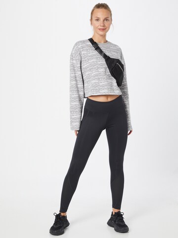 Reebok Skinny Sportbroek in Zwart