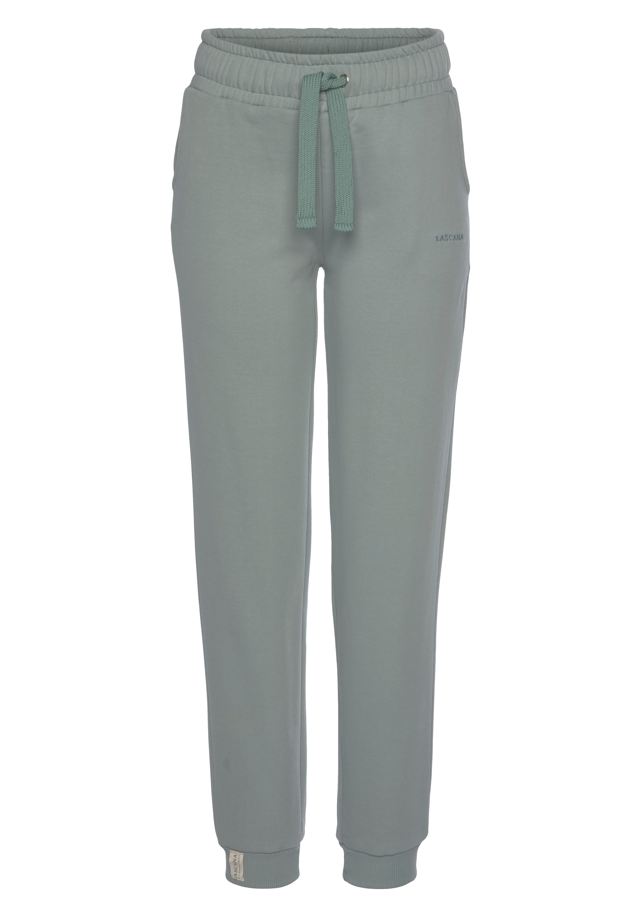LASCANA - Tapered Pantalón en gris: frente