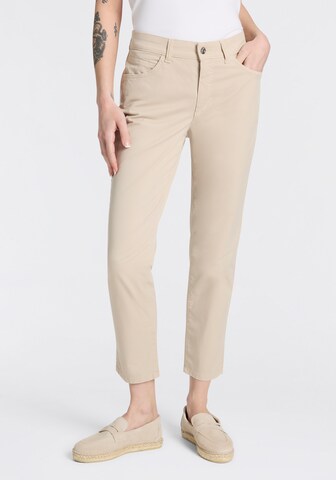 MAC Slimfit Hose in Beige: Vorderseite