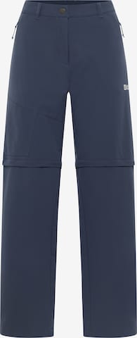 JACK WOLFSKIN Regular Outdoor Pants 'Pico' in Blue: front