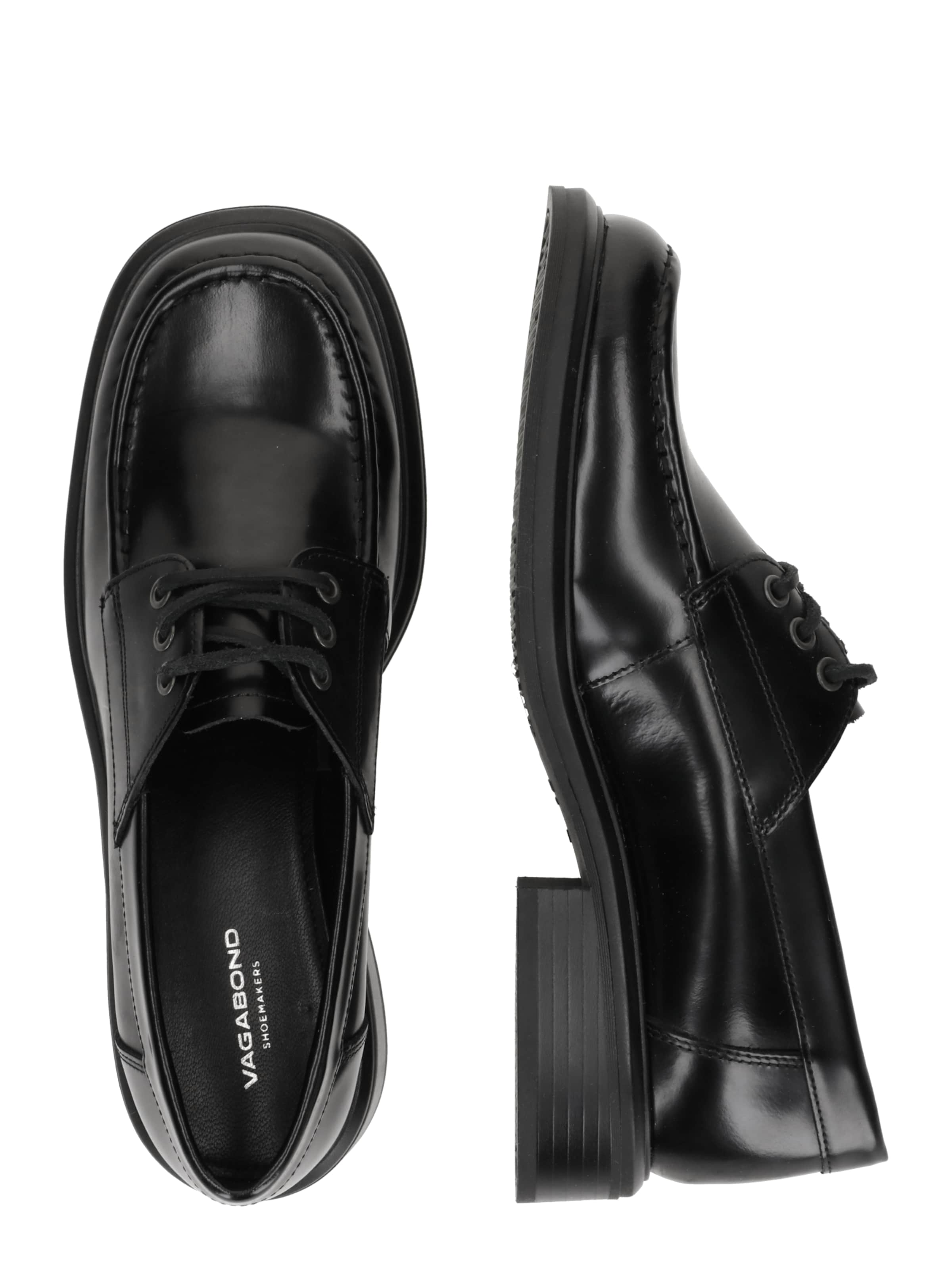 VAGABOND SHOEMAKERS Обувки с връзки 'ELLIS' в черно