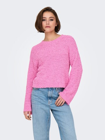 Pullover 'ONLGloria' di ONLY in rosa: frontale