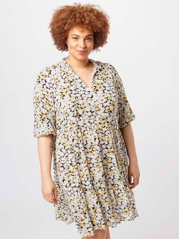 KAFFE CURVE Dress 'Ami' in Mixed colours: front