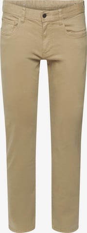 Pantalon chino ESPRIT en beige : devant