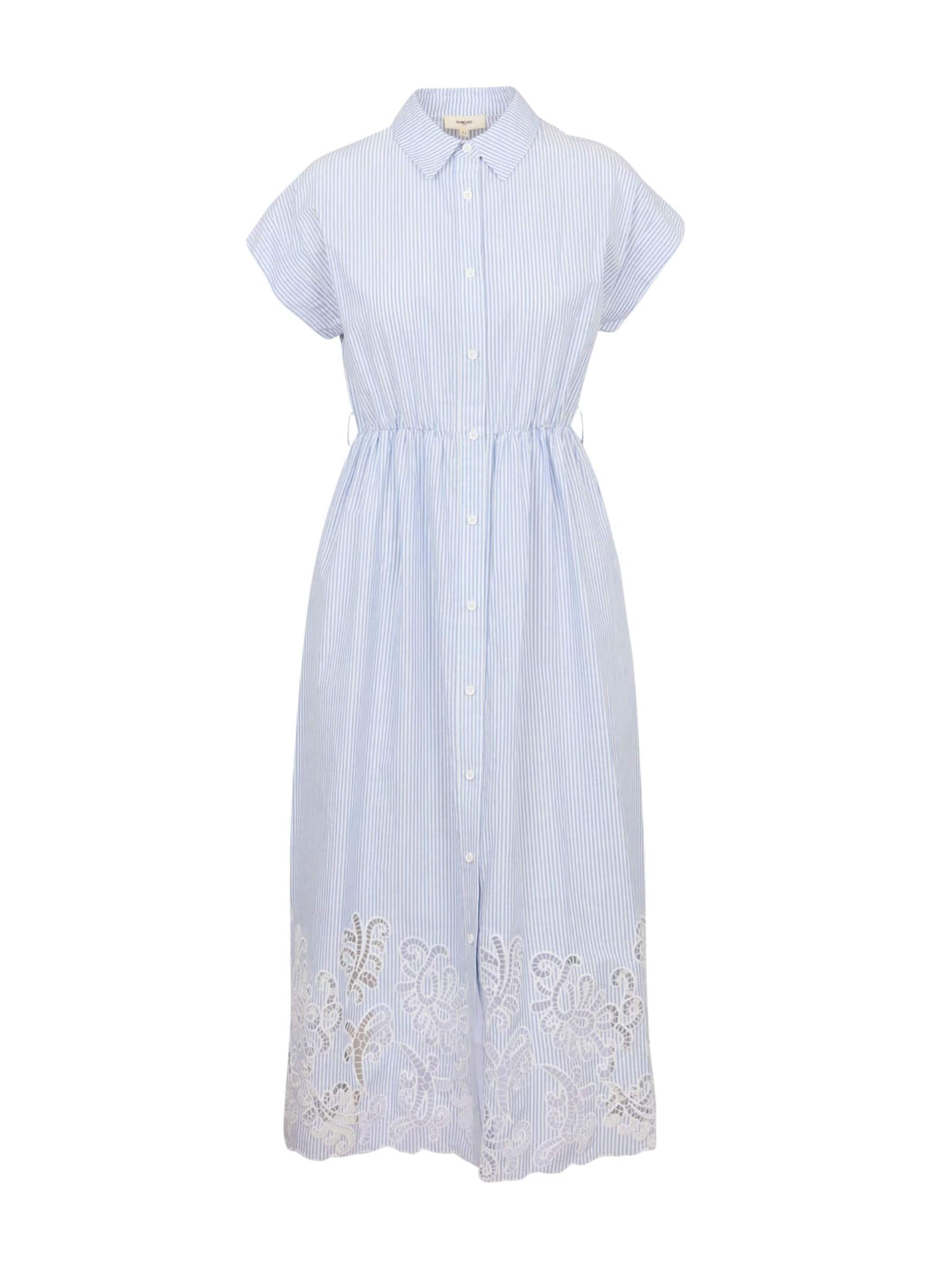 Suncoo Shirt dress 'Clark' in Blue: front