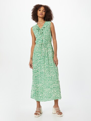 ICHI Φόρεμα 'MARRAKECH' σε πράσινο: μπροστά