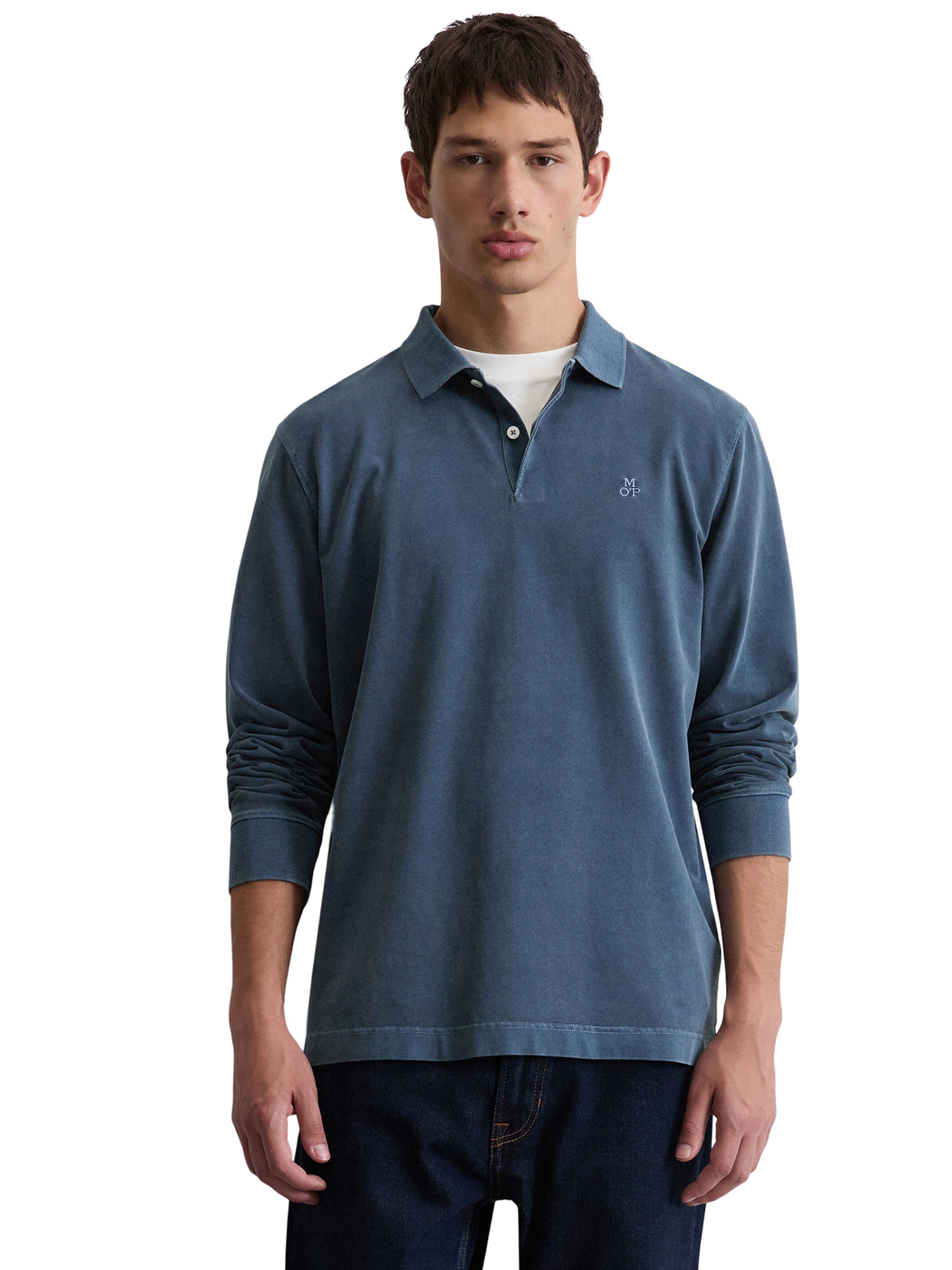 Marc O'Polo Shirt in Blue: front