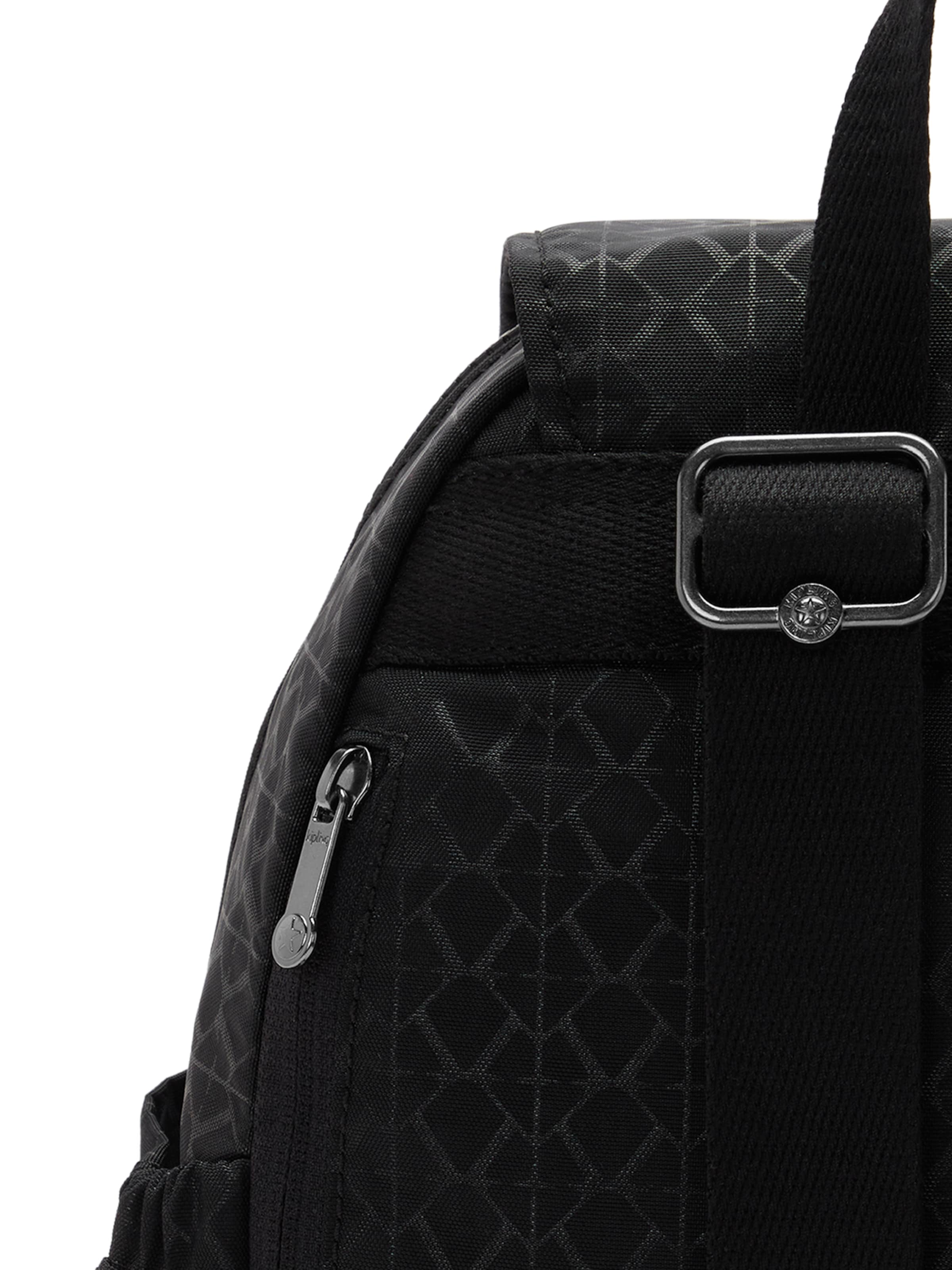 KIPLING - Mochila 'City' en negro
