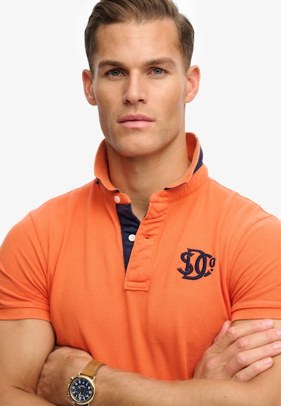 Superdry & Co Shirt in de kleur Marine / Oranje, Productweergave