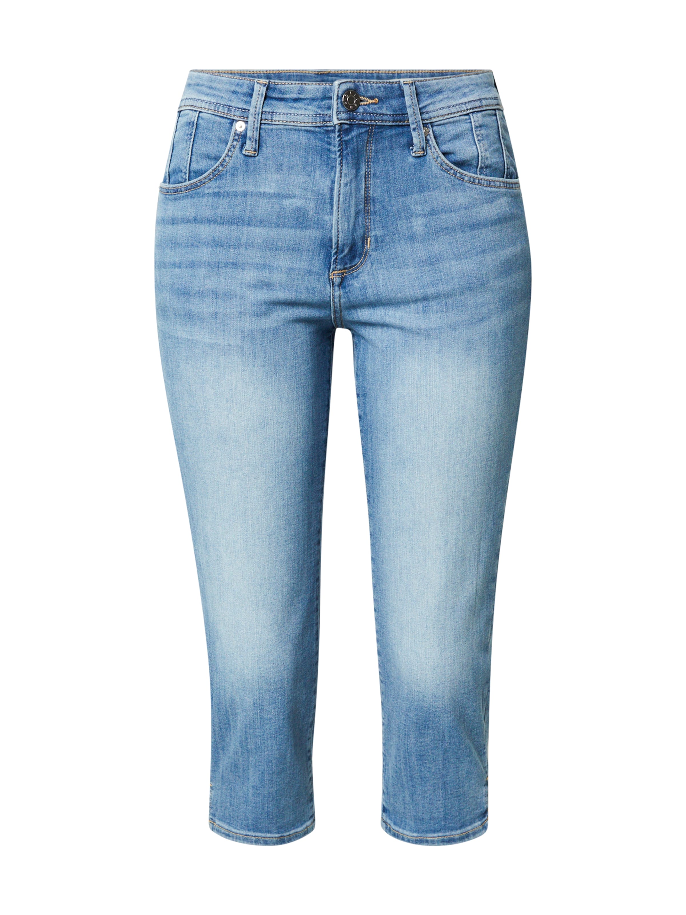 s.Oliver Слим фит Дънки в синьо: отпред