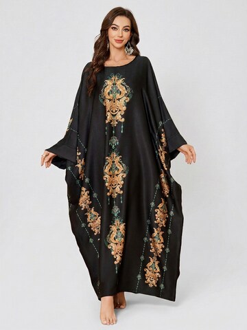Vivi Idee Morgenmantel 'Kaftan'‌‌‌‌‌‌ in Grün: Vorderseite