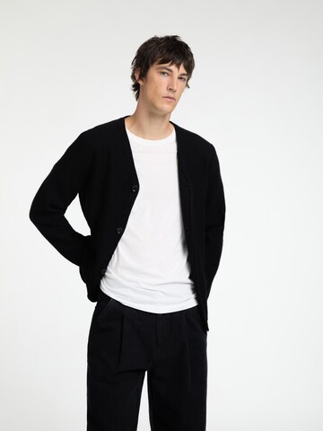 SELECTED Gebreid vest in Zwart