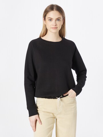 Stitch and Soul - Sweatshirt em preto: frente