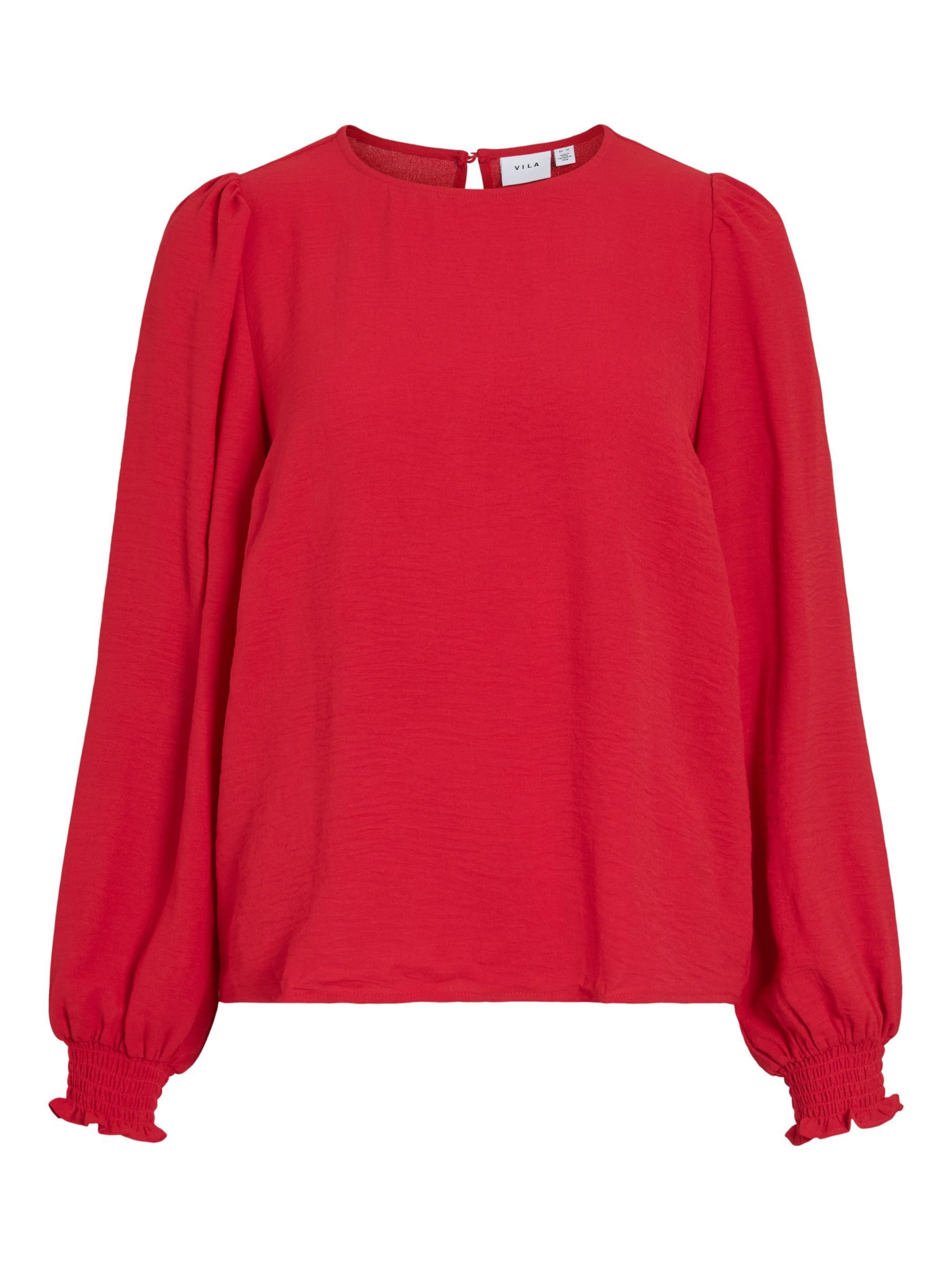 VILA Bluse 'VIMay' i rød, Produktvisning
