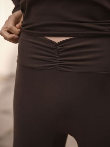 Next Flared Trousers in Brown