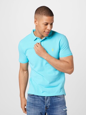 T-Shirt Polo Ralph Lauren en bleu : devant