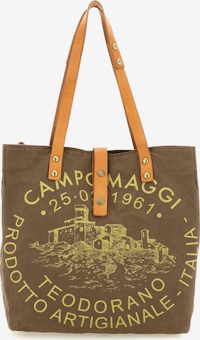 Borsa a spalla 'Manici' di Campomaggi in marrone: frontale