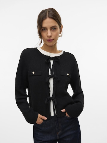 VERO MODA Knit cardigan 'VMHildur' in Black