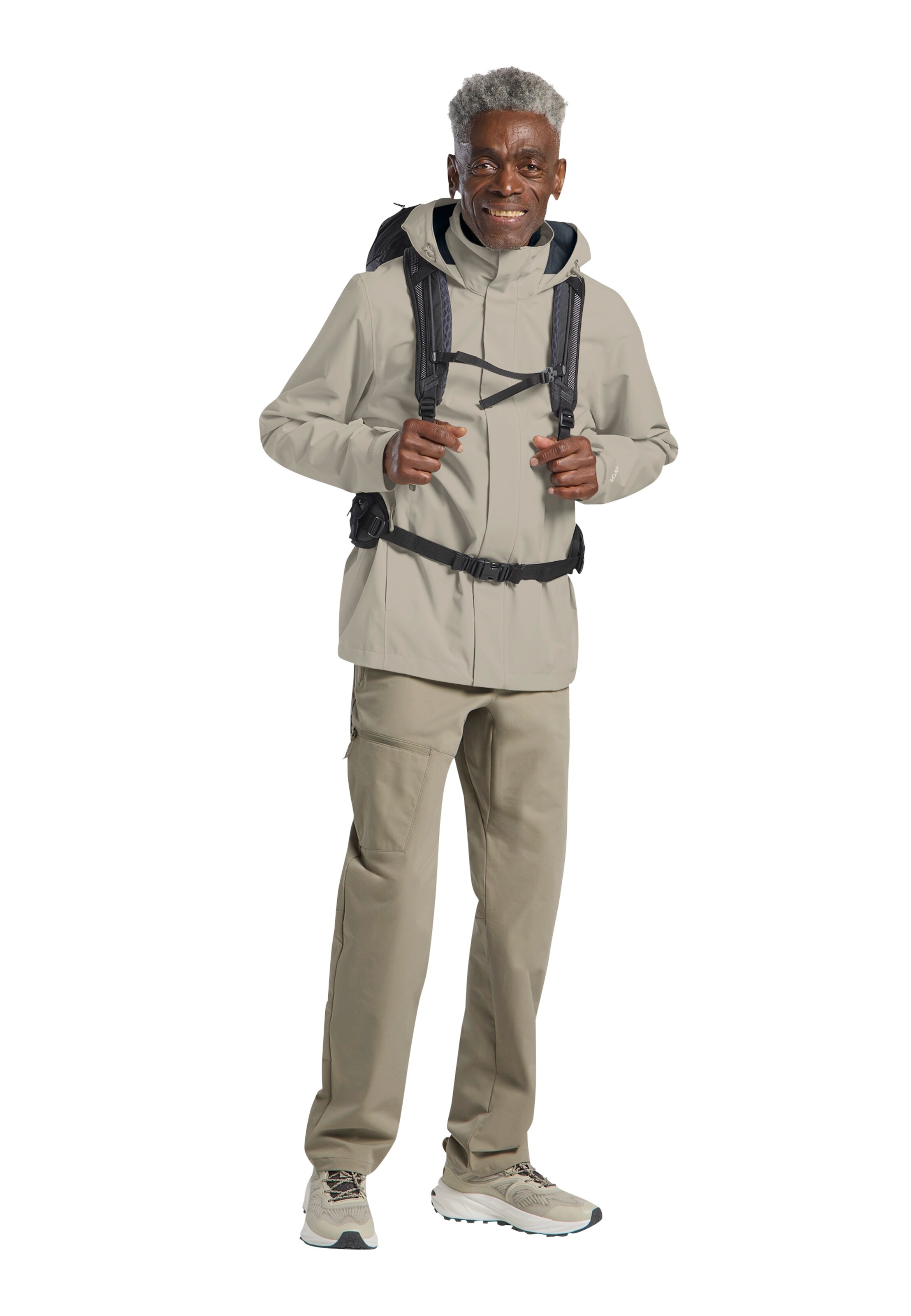 JACK WOLFSKIN Outdoor jacket in Grey