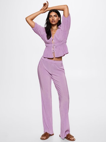 Regular Pantalon 'Monica' MANGO en violet