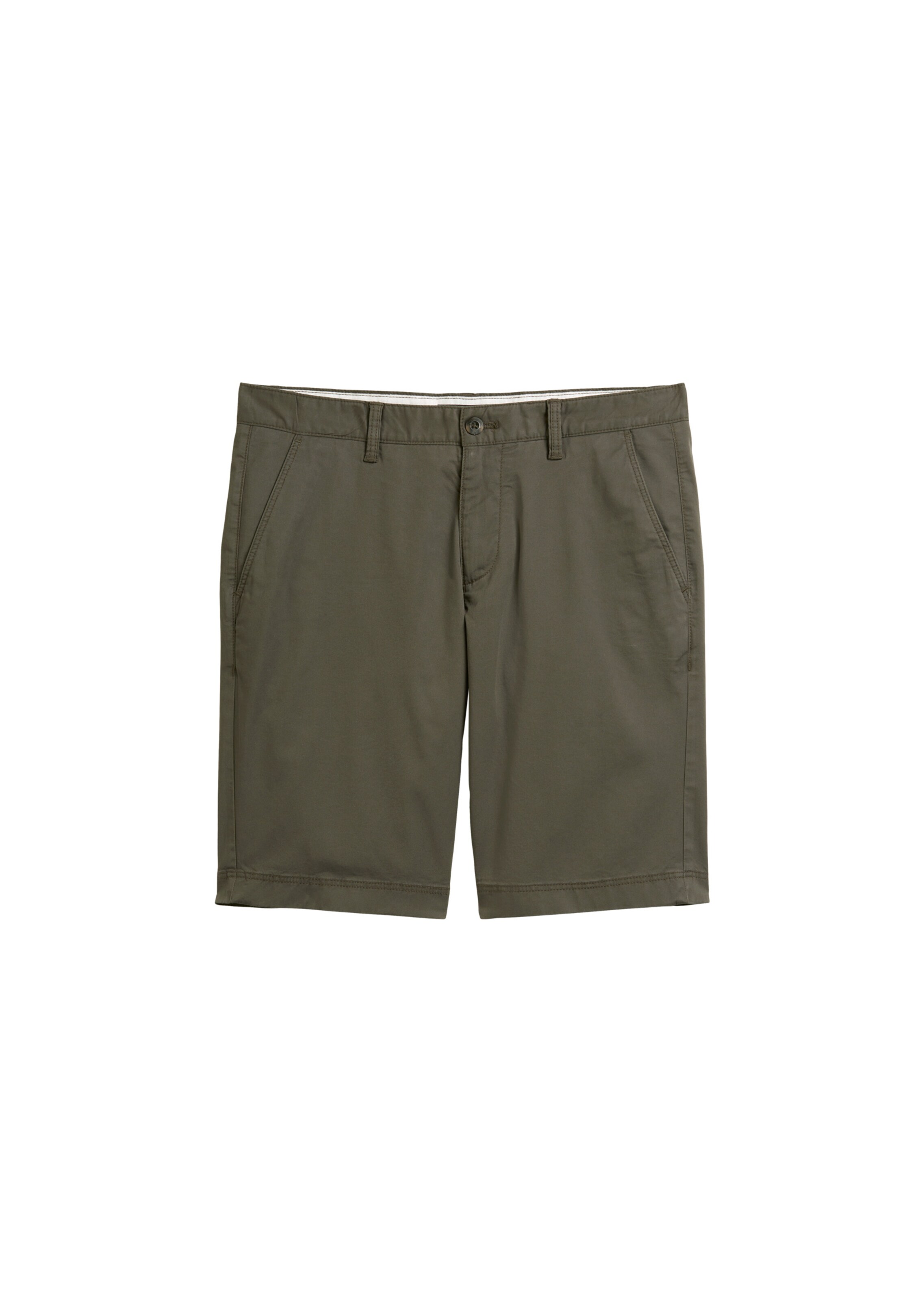 Marc O'Polo Chino Pants in Green: front