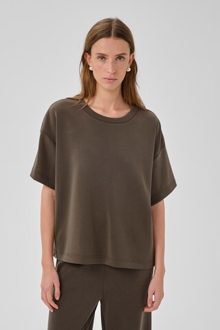 My Essential Wardrobe Shirt 'Helle' in Brown: front
