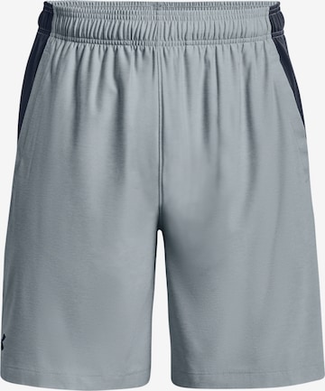 UNDER ARMOUR Regular Athletic Pants in Grey: front