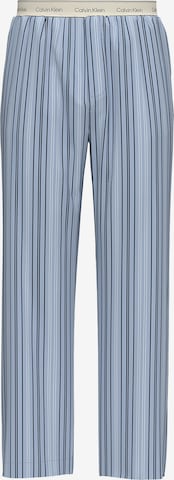 Calvin Klein Pyjamahose 'Poplin' in Blau: Vorderseite