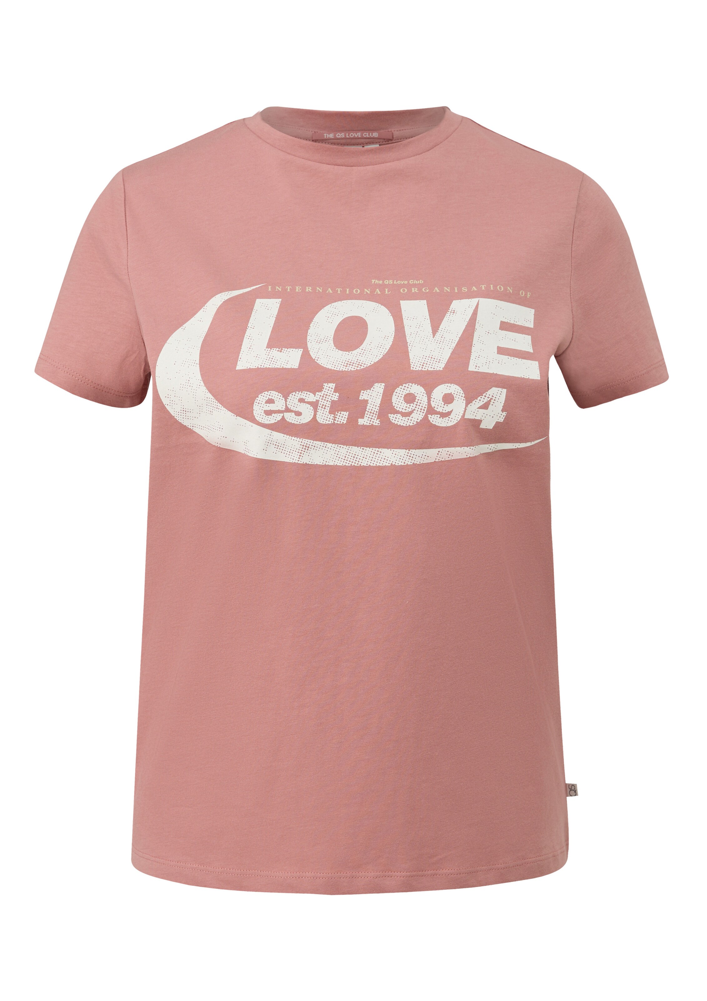 T-shirt QS en rose : devant