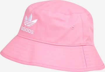 ADIDAS ORIGINALS Hoed 'Adicolor Trefoil' in Roze: voorkant