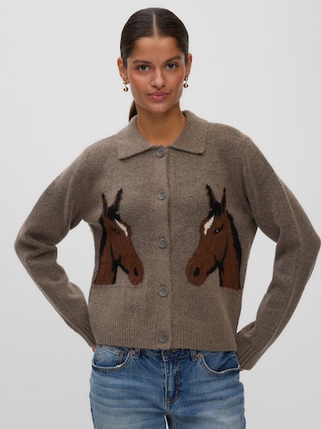 Cardigan 'VMCavallo' VERO MODA en beige : devant