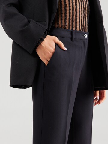UNITED COLORS OF BENETTON Normální Kalhoty s puky – černá