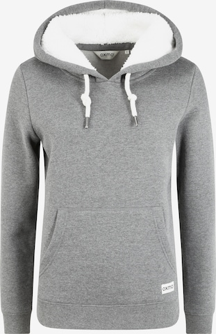 Oxmo Hoodie 'Binna' in Grau: predná strana