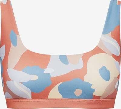 Boochen Bikinitop 'Caparica' in hellblau / melone / weiß, Produktansicht