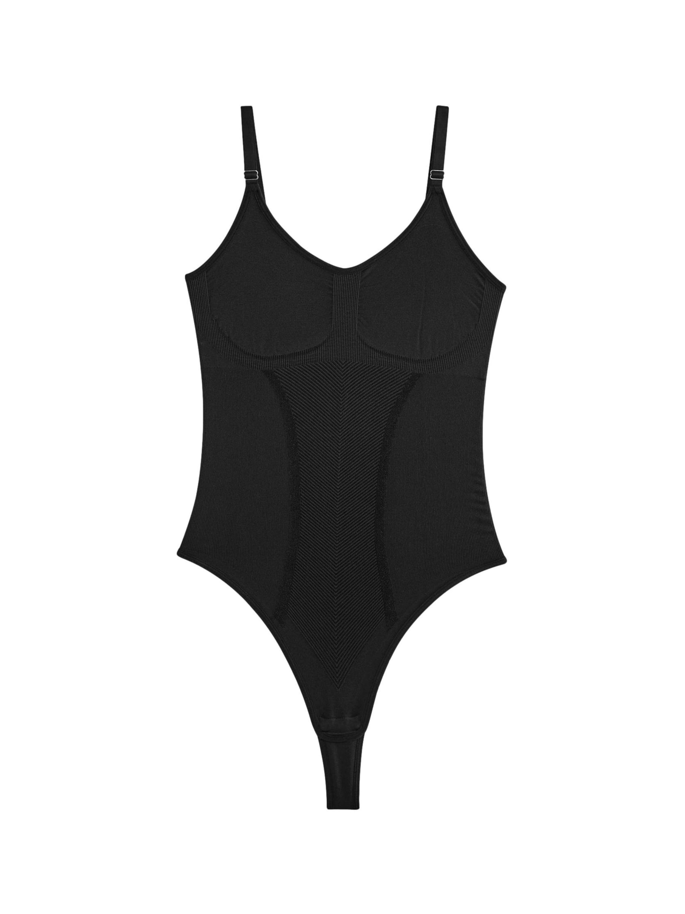 Next Korrigeeriv bodi, värv must: eest vaates