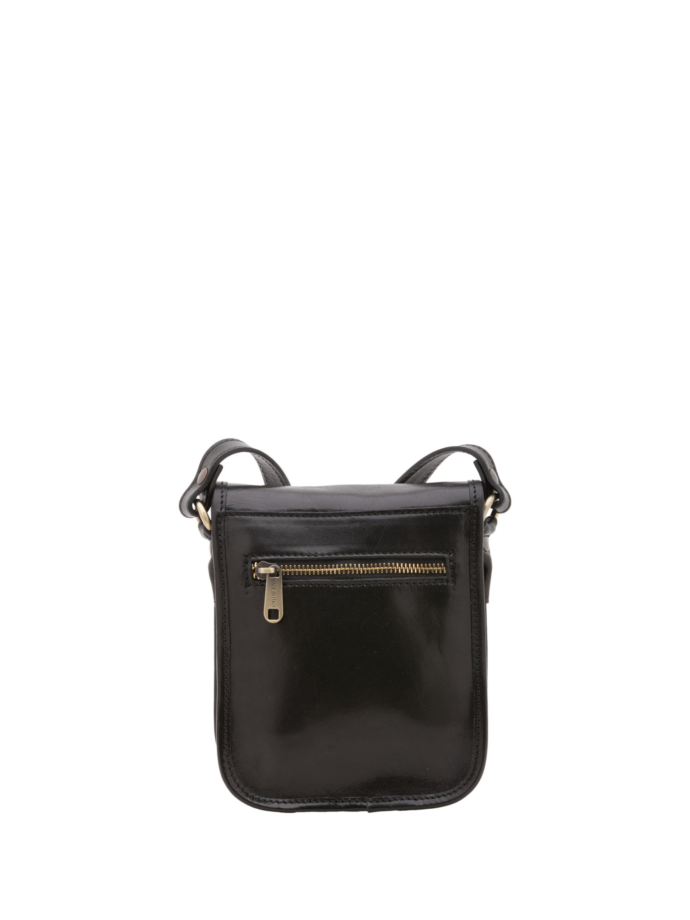 Borsa a tracolla 'Borsa a tracolla uomo vera pelle con calamita - Made in Italy' di I Fratelli in nero