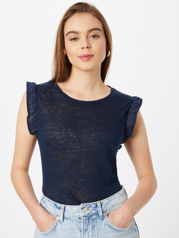 Pepe Jeans Top 'DAYSIES' in Blau: predná strana