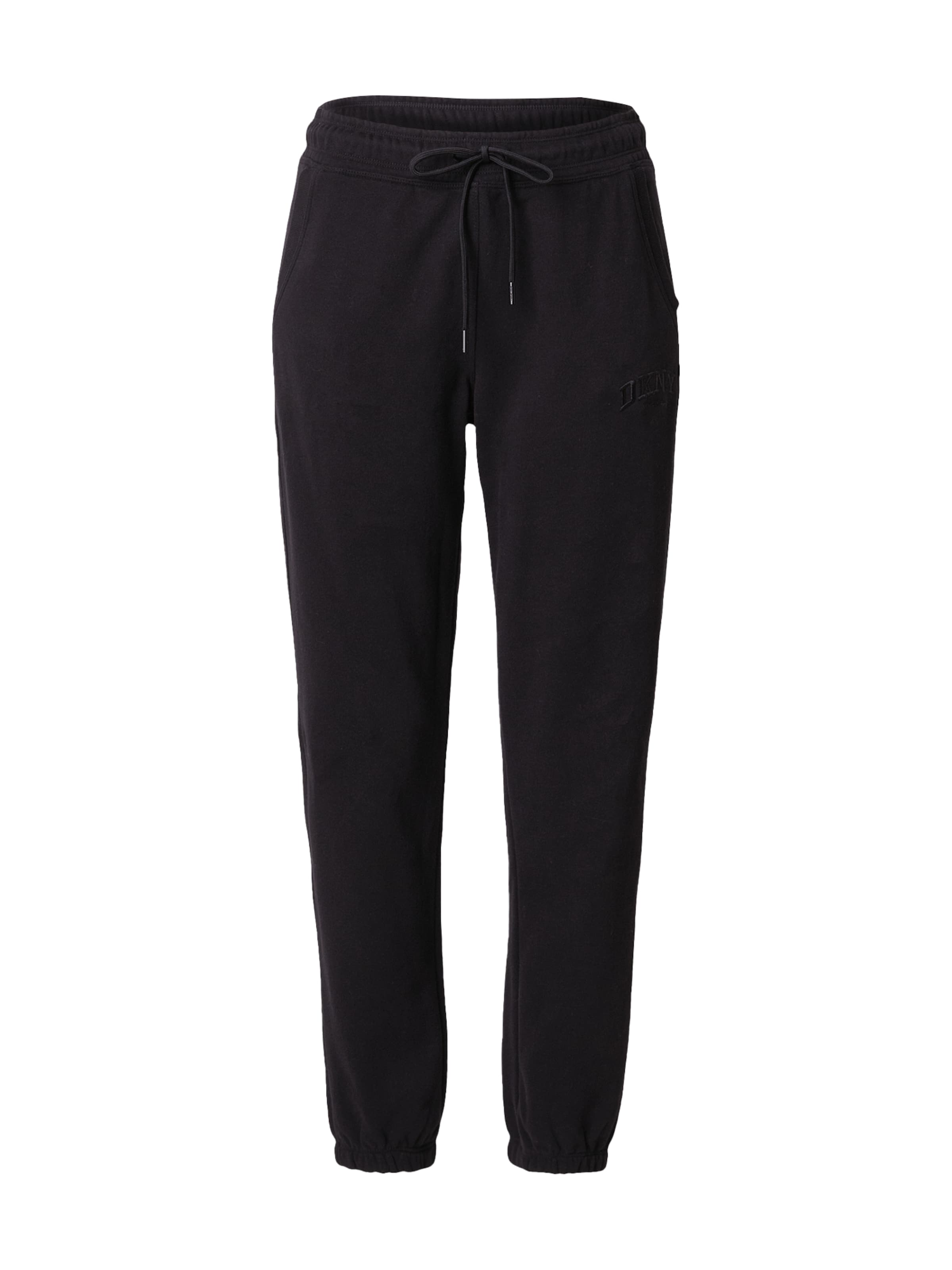 DKNY Performance Alt kitsenev Spordipüksid, värv must: eest vaates