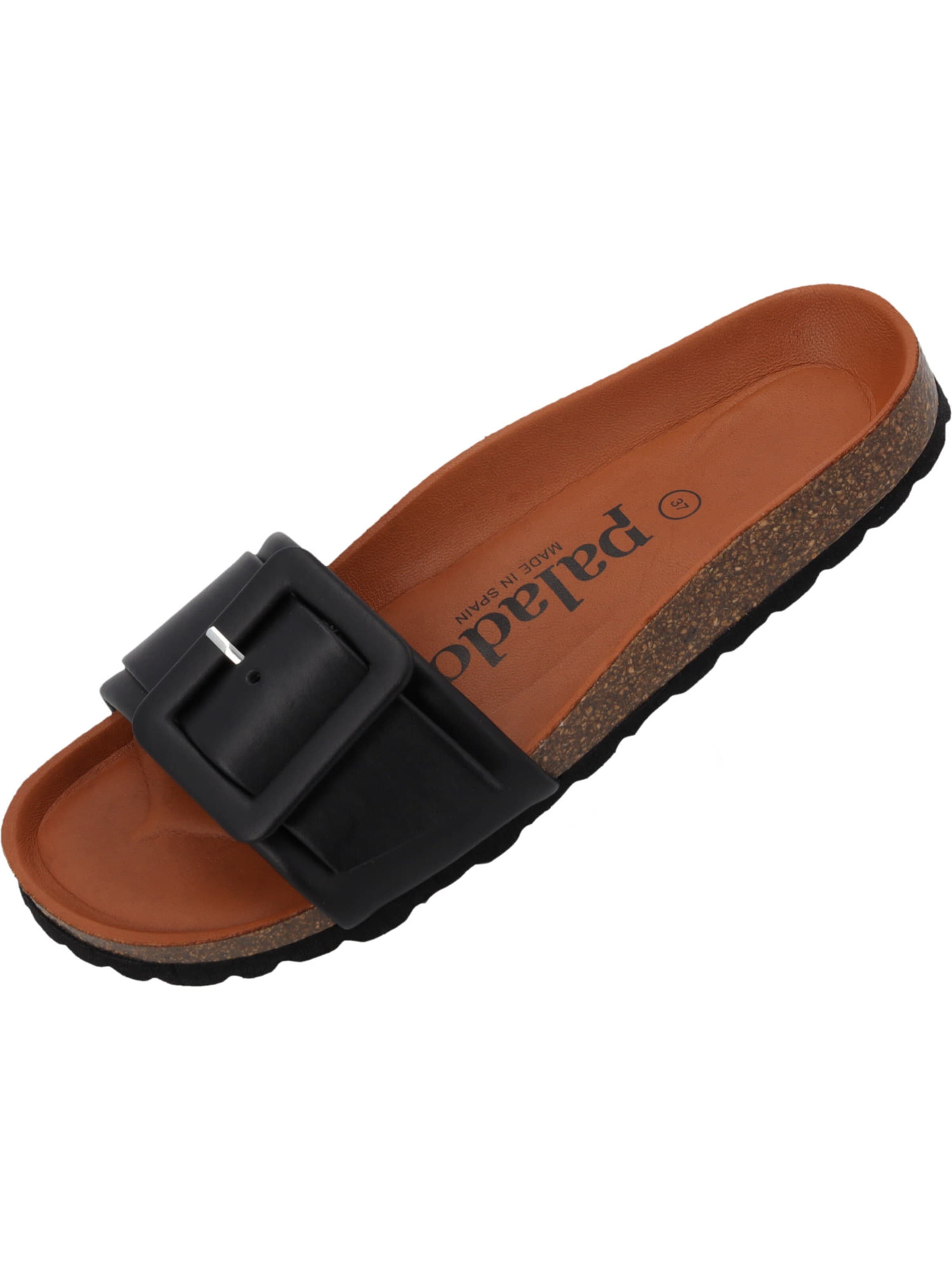 Palado Pantolette 'Palado Nubra'‌‌‌‌‌‌‌‌‌‌ in Schwarz: Vorderseite
