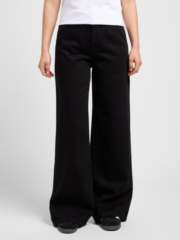Wide leg Jeans 'STELLA A LINE' di Lee in nero: frontale