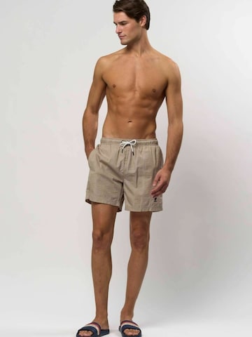 U.S. POLO ASSN. Uimashortsit ' Carter Swimshorts ' värissä beige: etupuoli